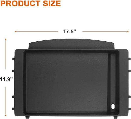 7658 Cast Iron Grill Griddle for Weber Spirit 200/300 & Spirit II 200/300 Series Gas Grill E210, E310, Accessories for Genesis Gold B/C, Silver B/C, Platinum, Genesis 1000-5000, 7597