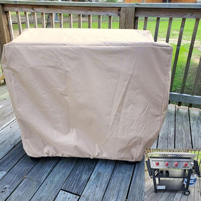 Grill Cover for Camp Chef Flat Top 600 Griddle FTG600, Pit Boss 757GS PB4BGD1 PB4BGS1, CharBroil Nexgrill 4 Burner Flat Top Grill Griddle Cover 40 Inch Outdoor Waterprooof