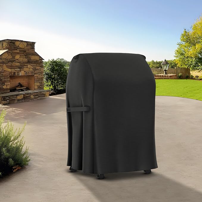 SunPatio 30 Inch Grill Cover for Weber Spirit 210 Series, Charbroil, Kenmore Grills, Waterproof 2 Burner Small BBQ Cover, Fade and UV Resistant, Compared to Weber 7105 (Not Fit for Spirit II E-210)