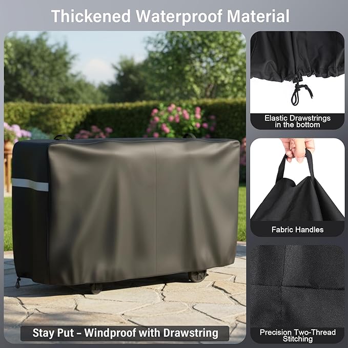 Cover for Royal Gourmet GD401 4 Burner Flat Top Grill Griddle Combo, Grill Cover for Royal Gourmet Gas Grill Combo Griddle GD402 GD403, Heavy Duty Waterproof Anti-UV