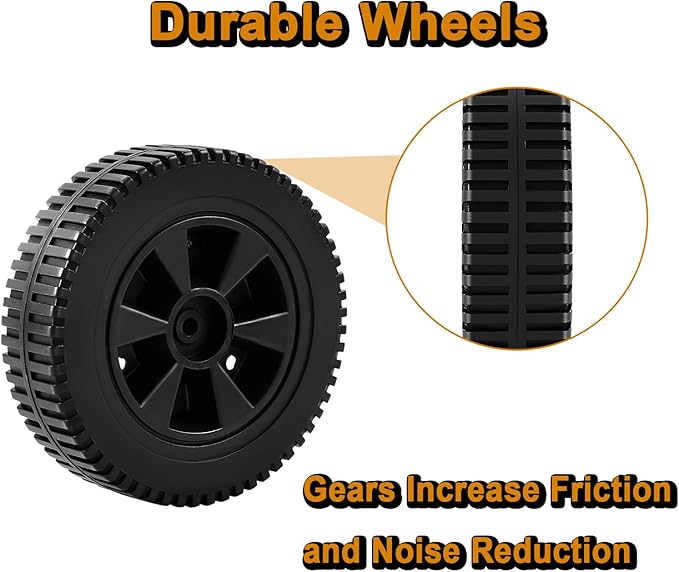 G437-0037-W1 463347519 Grill Wheels Replacement Parts for Charbroil Wheels 7 Inch 463331221 463371116 463436215 463343015 Char Broil 463377319 463211513 463344015 463343819 Gas2coal Grill Parts