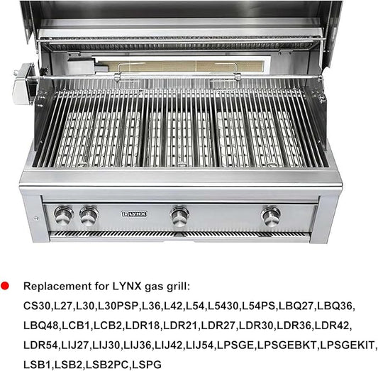 Efficient Radiates Heat -Reusable Ceramic Briquettes for Gas Grill, Ceramic Briquettes Replacement for Lynx L27, L30, CS30 Gas Grill,50 Pieces, 2" by 2" Each