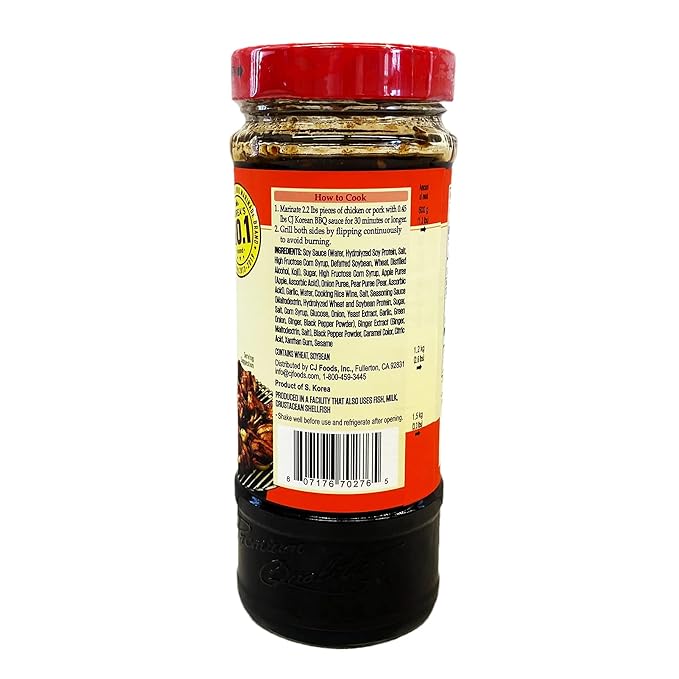 CJ Korean BBQ Chicken & Pork Marinade 16.93oz (4 Pack)