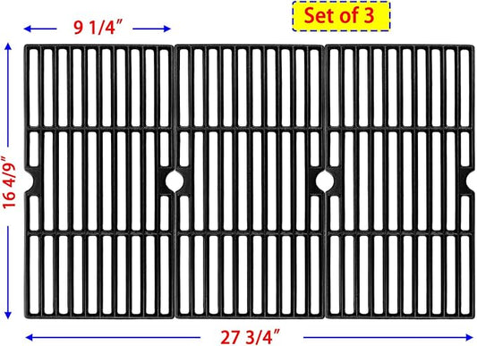DC146 16 4/9'' Cooking Grates for Dyna Glo DGF493BNP DGB494SPB DGF493PNP DGB495SDP-D, for Kenmore 146.23678310 146.16132110 146.16153110 146.20164510 146.23679310 146.23681310, #70-01-273