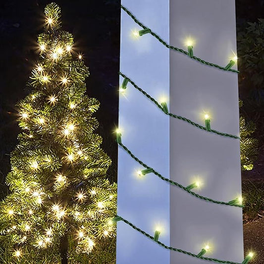Boltigen Soft Twinkle Lights,20 LED Slow Twinkling, 5mm Wide Angle Christmas Lights, UL Certified 7 Ft Extendable for Home Garden Indoor Outdoor Use Party Wedding Day Decoration (Warm White, 20 LED)