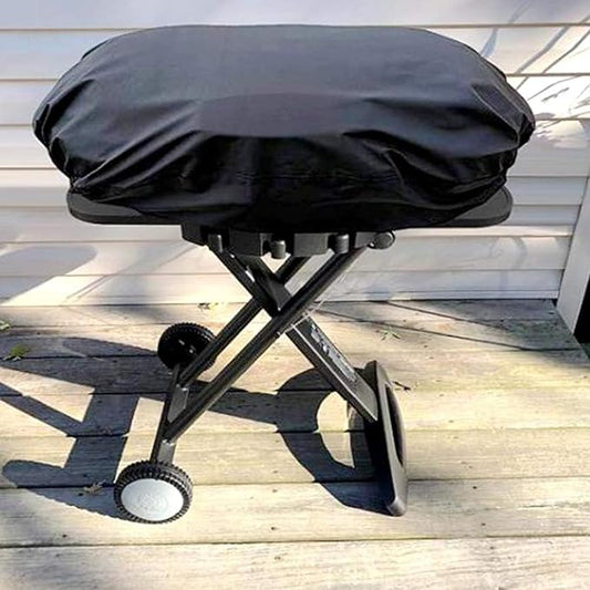 Grill Cover for Coleman Roadtrip 285, 225, LXE, LXX Grills Smoke Hollow 205 Grill, 600D Outdoor Waterproof UV Resistant Replacment Coleman Roadtrip Propane Grill Cover