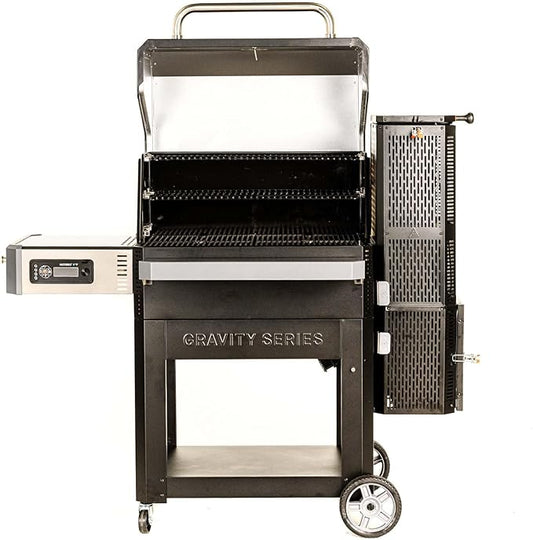 Masterbuilt® Gravity Series® 1050 Smoker Grill - Digital Charcoal Combo Grill with Free App, 1,050 Cooking Square Inches in Black, Model MB20041220
