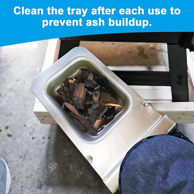 Wood Chip Tray Replacement 9007140023 for Masterbuilt 30-inch & 40-inch Digital Electric Smoker Grill, Smoker Box Part for Masterbuilt Electric Smoker 20070115 20070816 MB20071117 MB20072918