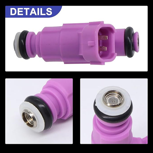 HiSport 35310-37170 Fuel Injectors 4 PCS Compatible with Hyundai 1.6 Accent 2006-2011,Replacement for Kia Rio Rio5 2006-2010 1.6L Performance