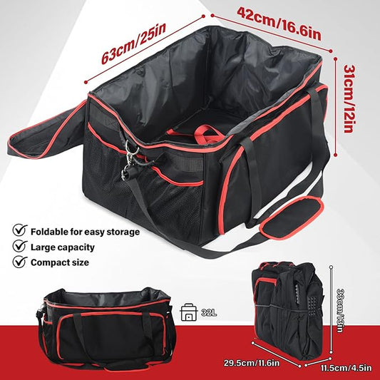 OTraki Grill Carry Case Compatible with Char-Broil Grill2Go X200, Portable Grill Storage Carry Bag, Cover Bag with Multi Storage Pockets for Outdoor Grill Tools & Accessories (Bag Only)