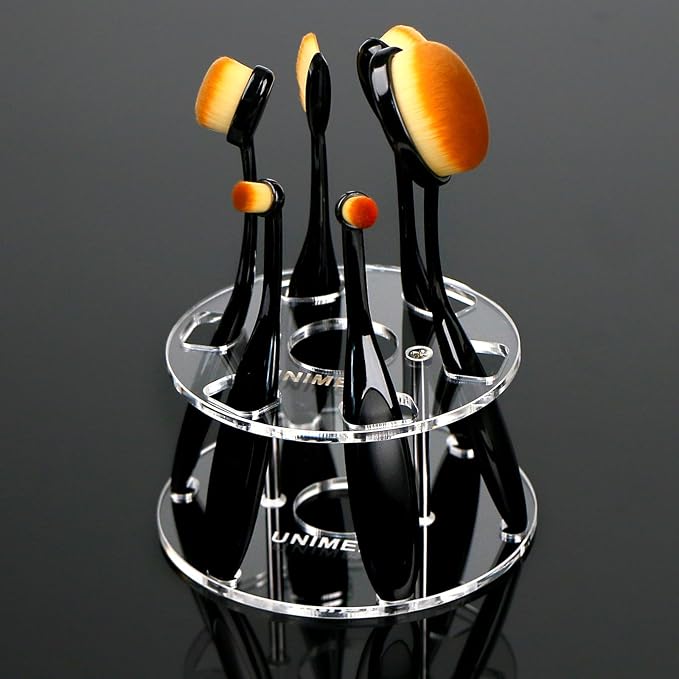 UNIMEIX 6 Pack Blending Brush for Card Making Crafting Ink Blender Brushes Set Tool Paper Background Brush Drawing