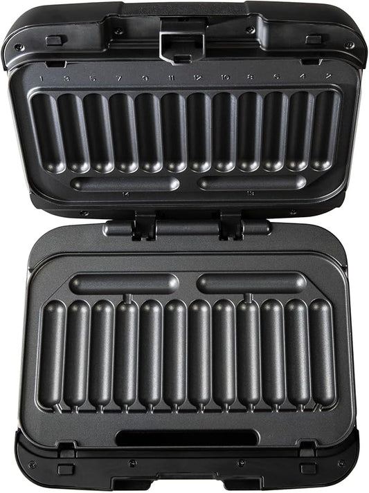 Johnsonville Sizzling Sausage Grill Plus, Indoor Electric Grill, 3 in 1 Design BTG-500 Dinner Sausage, Breakfast Links and Patties, Easy to Use, Brats, Grilling, Great Gift for the Holidays