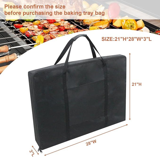 Large Griddle Carry Bag fit for Camp Chef SG90, CGG24B, FG26-28''L×21''W ×3''H storge bag for Outdoor, BBQ Accessories
