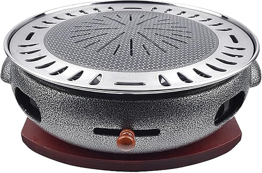 BBQ Barbeque Barbecue Grill, BBQ, Multifunctional Smokeless Charcoal Grill, Household Korean BBQ Grill, Split Design, Outdoor/Indoor (Color : G)