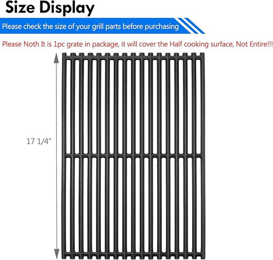 1517 28 Inch Griddle Grill Grate Replacement Parts for Blackstone 28in Omnivore Adventure Ready Griddle Cooking Grate 1883 1853 2137 2351 1605 1856 1924 2 Burner Flat Top Steak Parts, 1pc