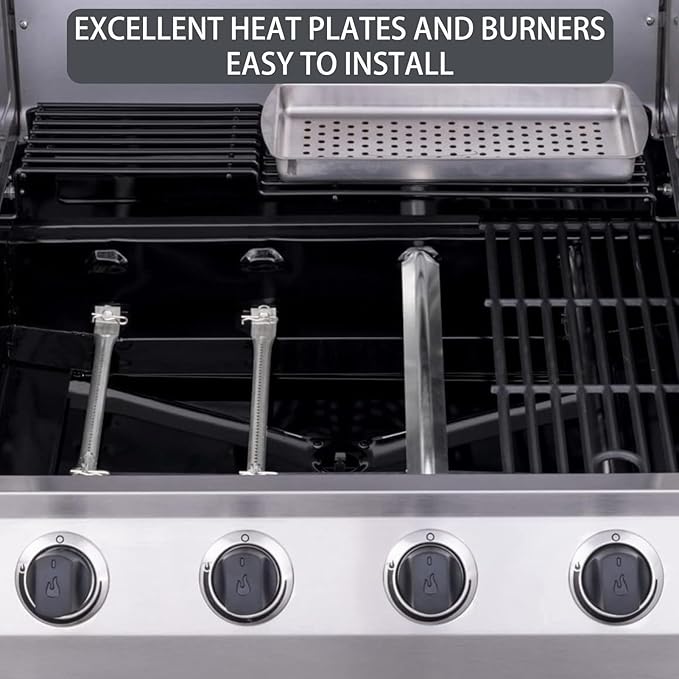 463365021 Heat Tent Performance 4 Burner Grill Replacement Parts for Charbroil Grill Parts 463354021 463365522 463353021 463351021 G327-2100-W1 G432-8S01-W1 Electrode G325-0002-W1 Heat Plates