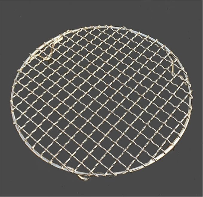 Round Cooking Rack 6 inch,R304 Stainless Steel Barbecue Grill with Feet for Outdoor Camping and Camping Barbecue Grill