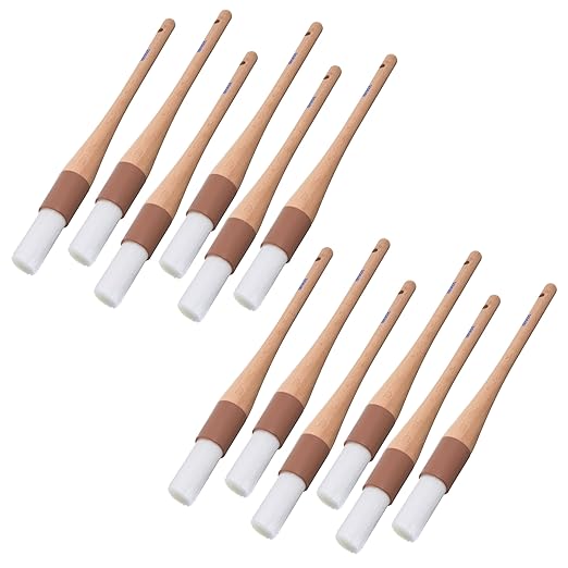 SPARTA Pastry Brush Round โ 4040000 Round Basting Brush with Nylon Bristles and Hardwood Handle for Commercial, Kitchens, Restaurants, Catering, 1in, Pack of 12