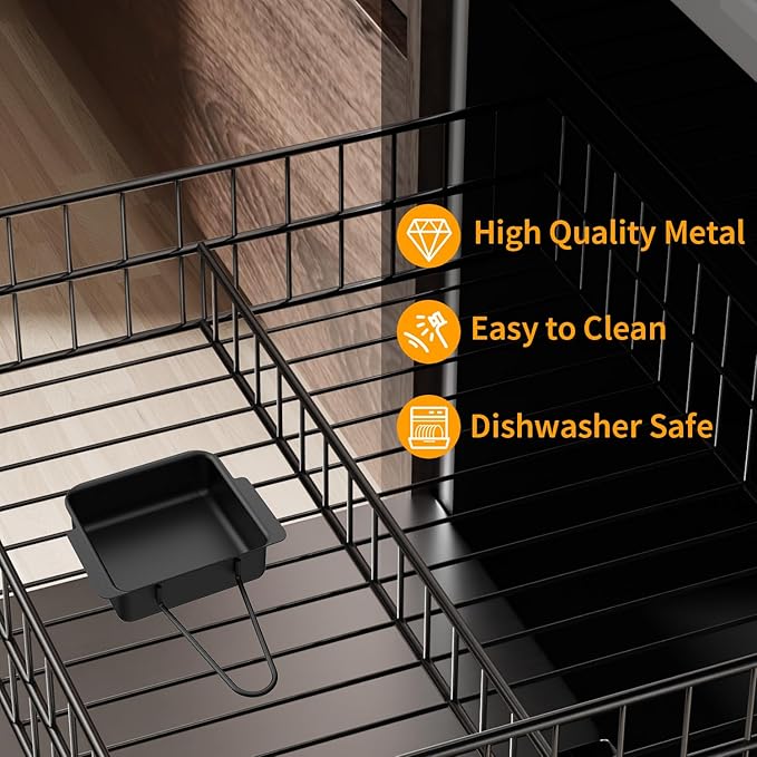 Nexgrill Grill Drip Pan & Grease Catcher Cup for 720-0830H,D/EH, 720-0882A, 720-0888/N Models - Holder Drip Tray with 15 Aluminum Foil Liners