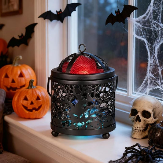 Dicimi Halloween Wax Melt Warmer – 3-in-1 Candle Warmer Lamp for Scented Wax, Wax Melter & Beverage Warmer, Flameless & Energy-Saving, Unique Scentsy Wax Warmer Alternative, Gifts for Friend