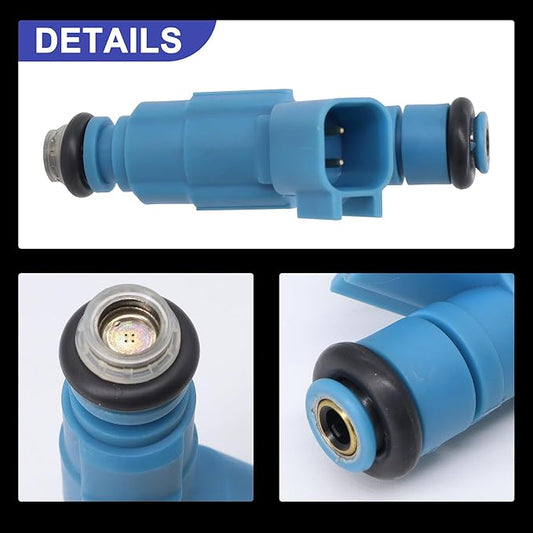 HiSport 0280155972 Fuel Injectors Replacement for Jeep Liberty 3.7L 2002-2003,Compatible with Dodge Ram 1500 3.7L 2002-2003 6PCS