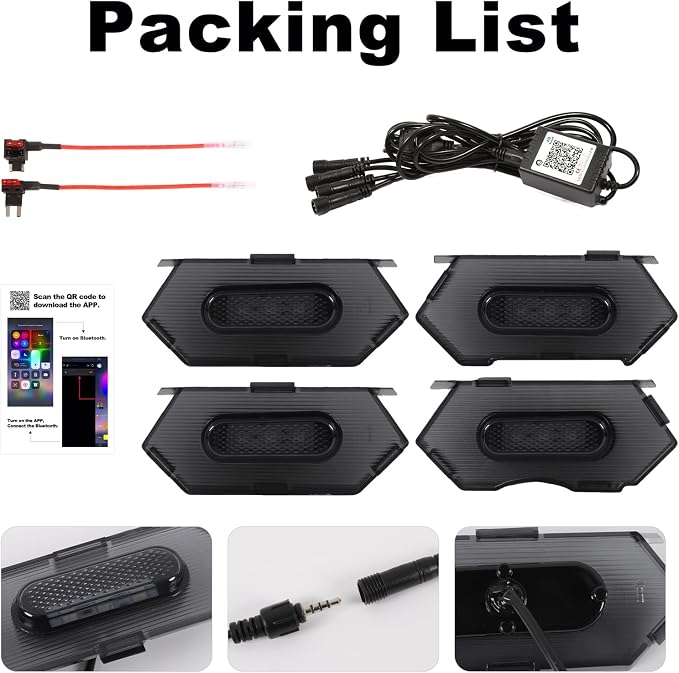 RGB Grills Grill Lights for 2025-27 Toyota 4Runner TRD Pro Trailhunter | 2026 TRD Pro Trailhunter Grille Grills light accessories