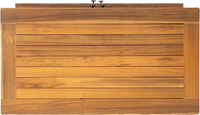 Christopher Knight Home Dessa Outdoor Cabinet, Acacia Wood Storage Cabinet, Garden Stool Shed with 4 Shelves, Tools Organizer with 2 Doors for Backyard Garden Balcony, 61.80" Tall Storage Shed, Teak