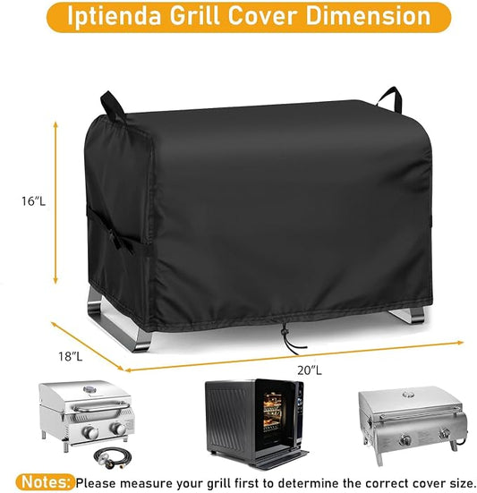 Grill Cover for Veralune Tabletop Gas Grill 20x18x16in