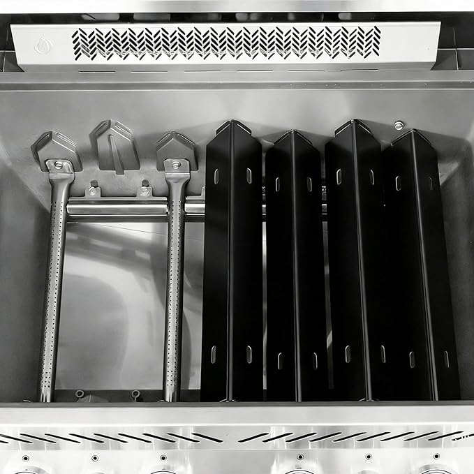 P500RSIBNK-3 Grill Replacement Part Kit for Napoleon Prestige 500 & Pro 500 Gas Grill Parts, Grill Grates & Heat Plate and Burner for Napoleon Built-in Prestige 500, Replace for Napoleon BIP500RBNSS-3