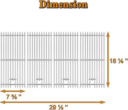 RJC008P RJC32A Grates Grill Replacement Parts for RCS Grill Parts 32’’ Premier RJC32AL Cooking Grid Blaze 4 Burner BLZ-4LTE2-NG BLZ-4LTE2-LP BLZ-4LTE2MG-LP BLZ-32-034 Summerset Sizzler Grill Grates