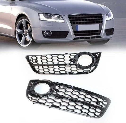 Fog Lamps Cover Front Bumper Honeycomb Mesh Grill Fog Light Cover A5 for Coupe/for Sportback
