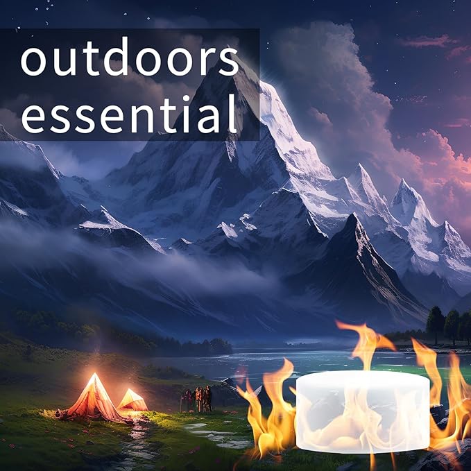 Solid Fuel Tablets Fire Starter for Fireplace, for Indoor and Outdoor use, for Campfires, BBQ, Fire Starters for Grill and Wood Stove - Firelighters