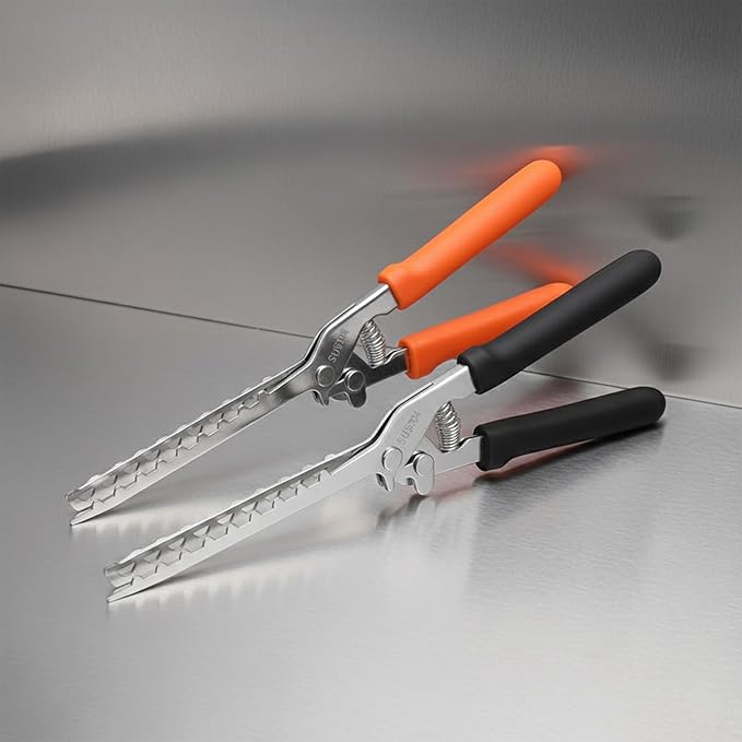 Rib Membrane Removal Tool, BBQ Rib Skinner, Thickened Stainless Steel Rib Membrane Remover, Ergonomic Design for Effortless BBQ Rib Preparation (Black)