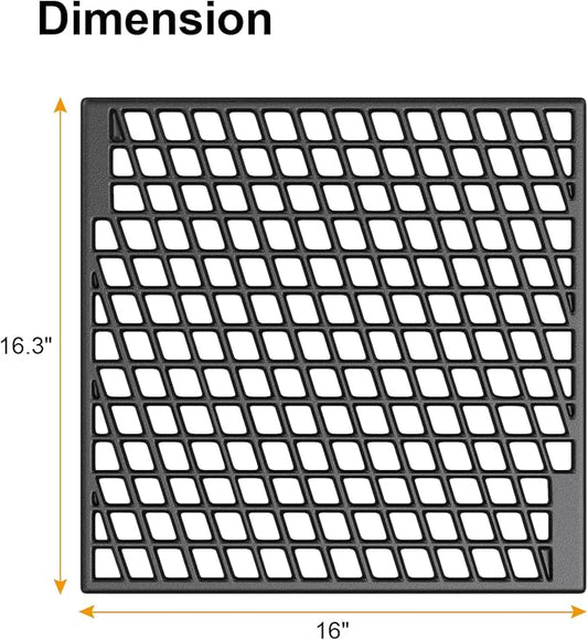 Dual Sided Sear Cooking Grate for Weber Genesis & Spirit 2016 and Newer Grill,Cast Iron Grid Grates for Weber Genesis 2022 SX-325S S-325S E-325S EX-325S 7670