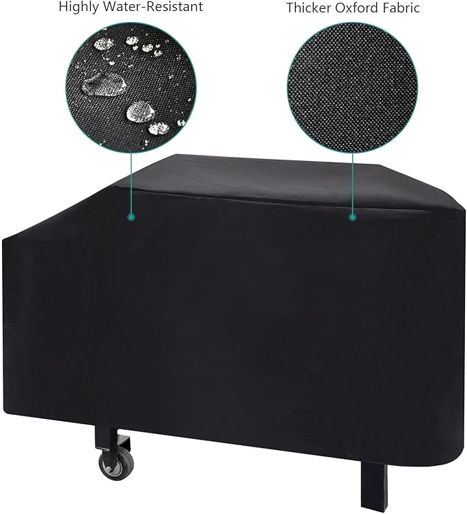Upgraded Griddle Hinged Lid for 28" Blackstone 1517, 1853, 1605, 1803, 1839, 1856, 1885, 1924, 1983, 2094, 2137, 2145, Hard Cover with Thermometer and Cover for Blackstone 28 Inch Griddle Accessories
