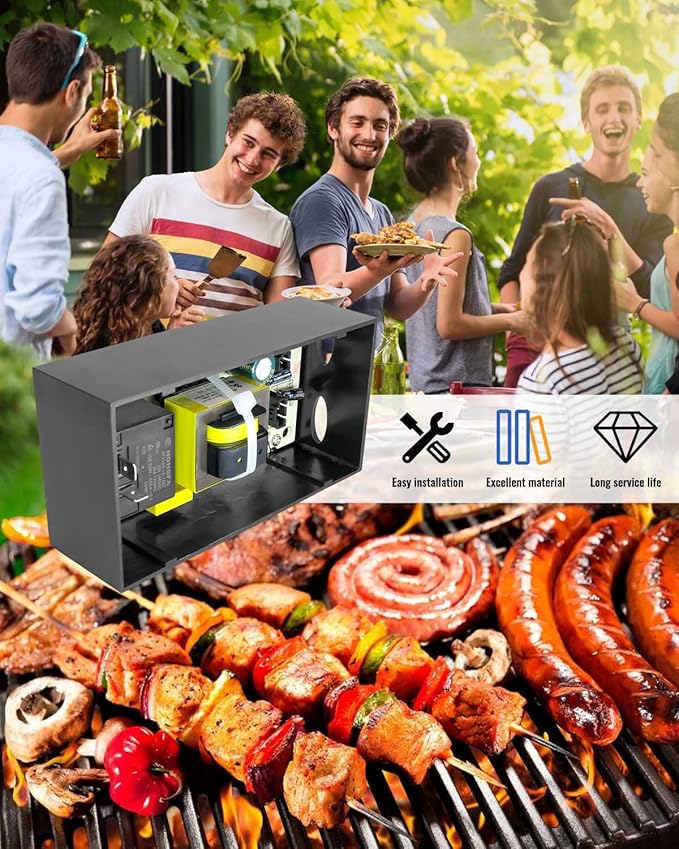 Power Circuit Board Replace 9907160013 Fit for Masterbuilt Digital Electric Smoker MB20071117, MB20070619, MB20071418, MB20071619, 20071117, 20071218