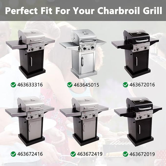 Repair Kit for Charbroil 463633316 463645015 463672016 463672416 463672419 463672019 463672216 463672219 Grill Parts, for Charbroil Performance Tru‑Infrared 2-Burner Gas Grills