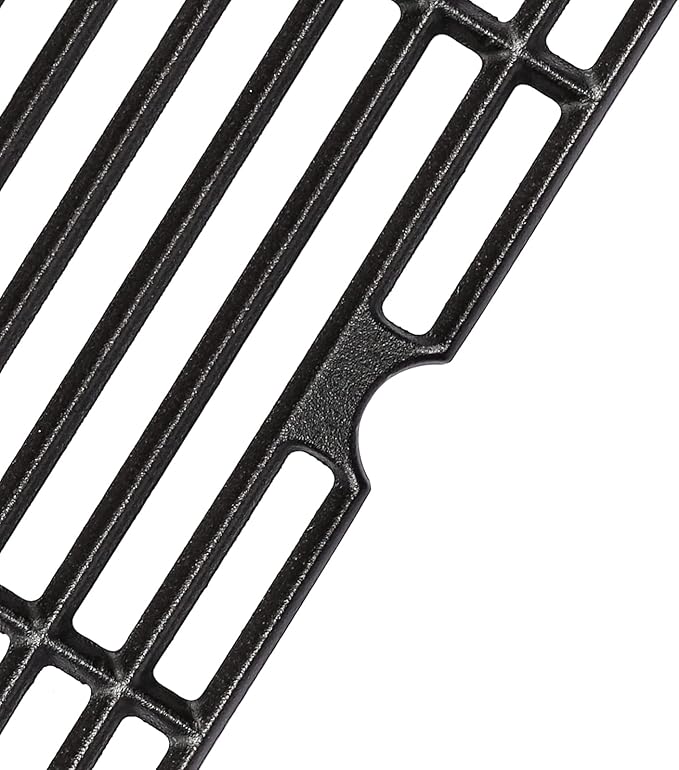 Uniflasy 70-01-911 70-02-614 Grill Grates for Dyna Glo DGH450CRP DGH450CRP-D DGF493BNP DGH474CRP DGH485CRP Grill Replacement Parts 4 Burner 3pcs Cast Iron Grate