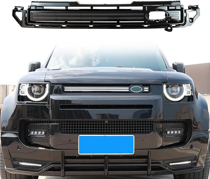 LED Grille Lights for 2020 2021 2022 2023 2024 2025 Land Rover Defender 90 110 Front Grill Trim Strips Lighting Accessories