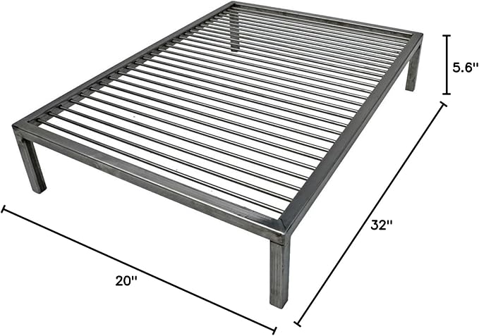 Premium Argentine iron grill Set asado parrilla argentina Grill + Brazier, outdoor kitchen, open fire cooking.
