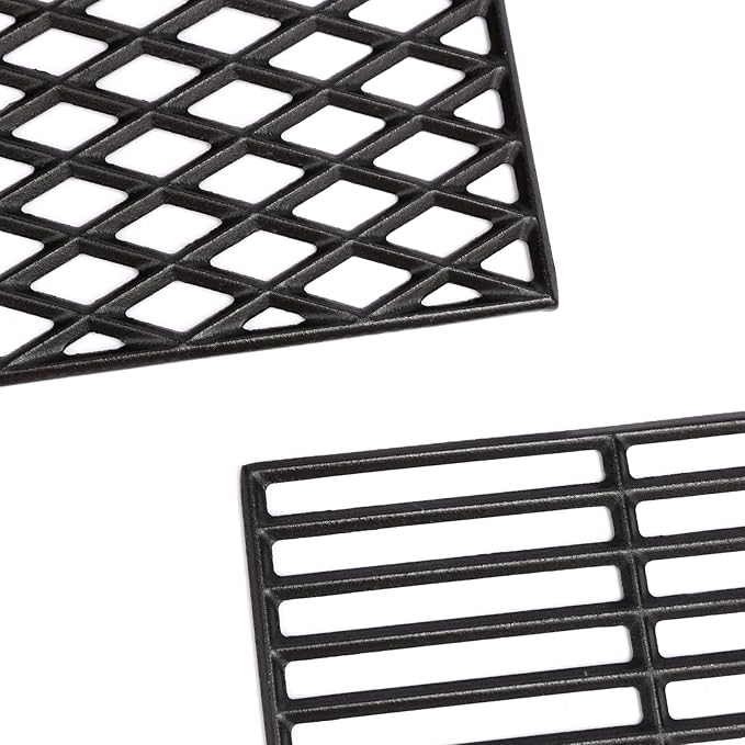 Uniflasy Grill Parts for Dyna-Glo DGH474CRP DGH450CRP,Grill Replacement Part Kit for Dyna-Glo 3/4/5 Burner Grill,Porcelain Steel Grill Heat Plate, Stainless Steel Burner Tube,Cooking Grates