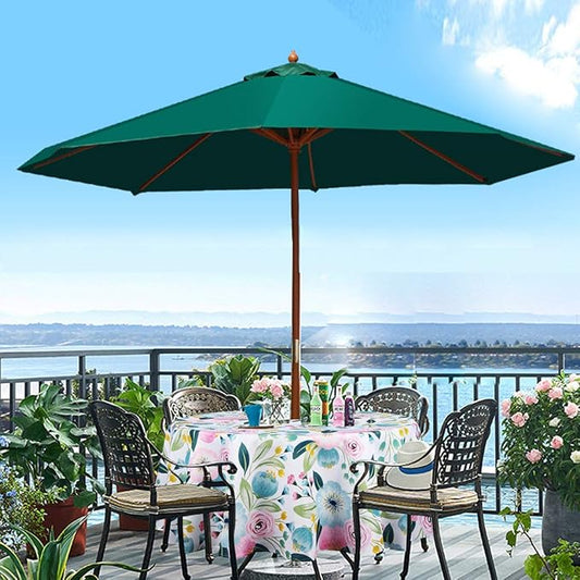 EHouseHome Outdoor Indoor 60inch Round Tablecloth with Umbrella Hole and Zipper, Waterproof Zippered Patio Cloths, Spring/Summer Table Covers for Backyard Circular Table/BBQs/Picnic