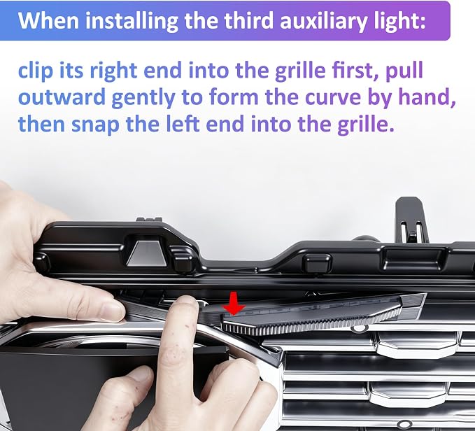 RGB Led Grills Light for 6th gen Toyota 4Runner Limited 2025 | 2027 2026 Grille Grill Lights Accessories