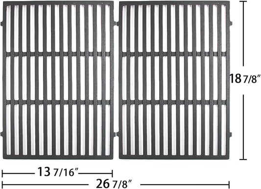 Hongso genesis ii grates for Weber Genesis II 300 Series E310 S310 E315 S315 E325 S325 E330 S330, II LX S & E 340, Genesis 2 GS4 Gas Grill, Cooking Grids Replacement Parts for 66095 66802, Cast Iron