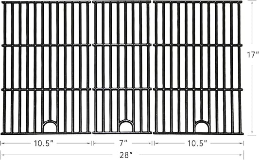 Hongso 17" Grill Grates Replacement Parts for Charbroil Performance 5 Burner 463448021 463450022 463455021 463449021 Models, Original P/N G426-0005-W1 G426-0004-W1