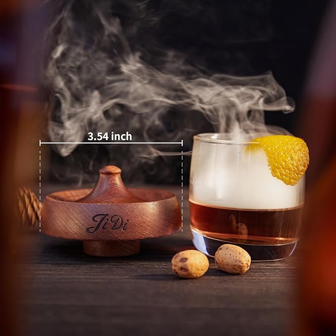 Whiskey Smoker Kit with Torch & Wood Chips, Cocktail Smoker Kit, Old Fashioned Drink Smoker Kit, Bourbon Birthday ,Upgrade Your Home Bar - Ideal Gifts for Men, Dad, Boyfriend(NO Butane)