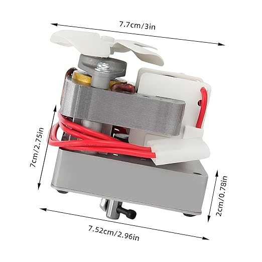 2.0 RPM Auger Motor Replacement Parts, Compatible with Traeger, Pit Boss, and Camp Chef, Wood Pellet Grill Smokers, Universal Barbecue Auger Motor Replacement 120V 60Hz 2 Pole