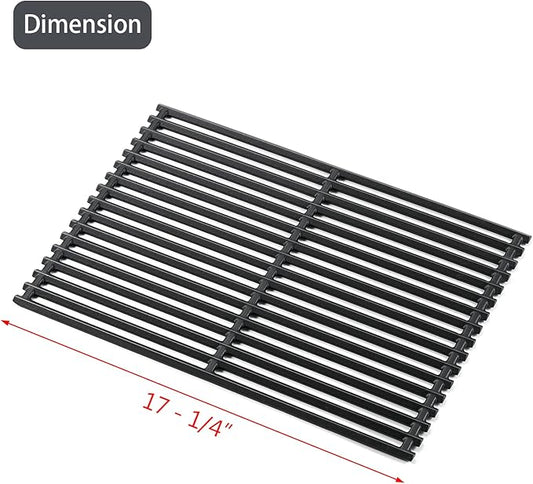 Grill Grates Replacement Parts for Blackstone 28" Griddle Grill Parts 1517 2137 1853 1605 1883 1856 2351 1885 28 Inch Blackstone 2 Burner Gas Grill Replacement Parts Cast Iron Cooking Grates