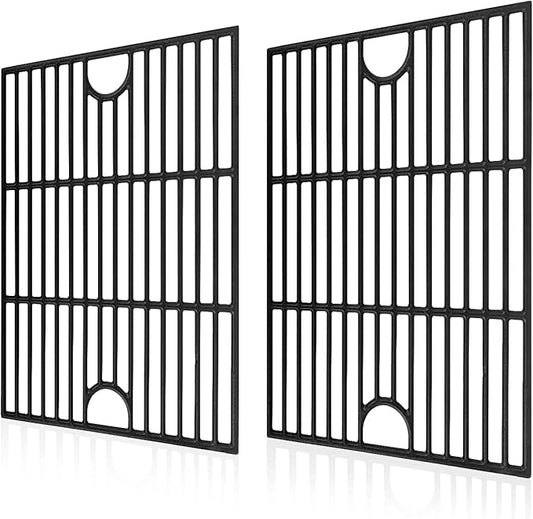 17 Inch Grill Grates for Nexgrill Home Depot 720-0830H 720-0783E 720-0670C, Cast Iron Cooking Grates Replacement Parts for Nexgrill 720-0888N Charbroil 463241113 720-0670D, Master Forge 1010037