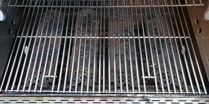 17 Inches Cooking Grates for Home Depot Nexgrill 720-0830H 720-0830D 720-0783E 720-0783C for Nexgrill Replacement Parts 4 Burner Gas Grill Grates Stainless Steel 2 Pack for 5 Burner